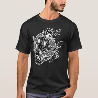 T-shirt Guitare électrique Kitten Musique Lover Rock Guita