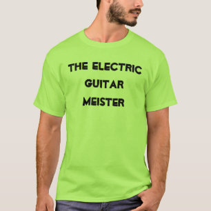 T-shirt Guitare électrique Meister Musique Instrument Rock