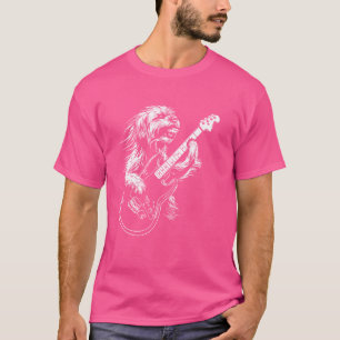 T-shirt Guitare guitariste chien - Lhasa Apso Papa Maman