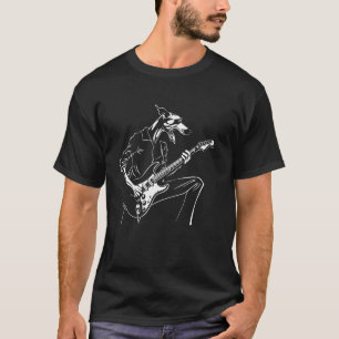 T-shirt Guitare guitariste chien - Whippet Papa Maman