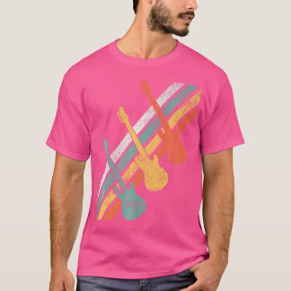 T-shirt Guitare Guitariste Electrique Acoustique Guitare J