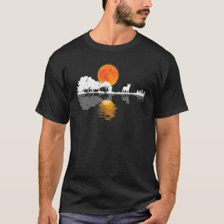 T-shirt Guitare Lake Shadow Chien Chien à Chien