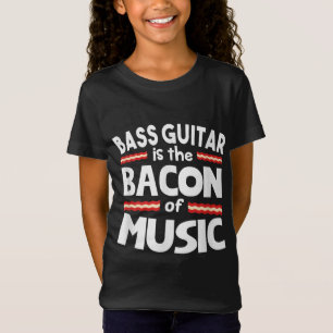 T-Shirt Guitare Lover   Basse Guitare Est Bacon De Musique