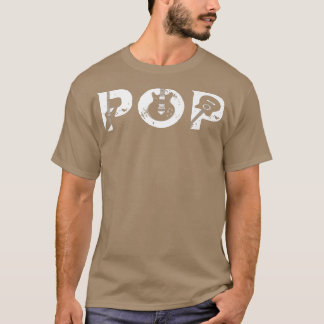 T-shirt Guitare Lover Guitariste Pop Funny Music Fête des