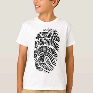 T-shirt Guitare Lover Staves Guitar Gift,