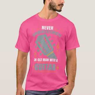 T-shirt Guitare musicienne masculine