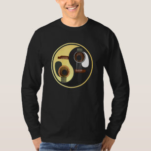 T-shirt Guitare Musique Guitare Yin Yang