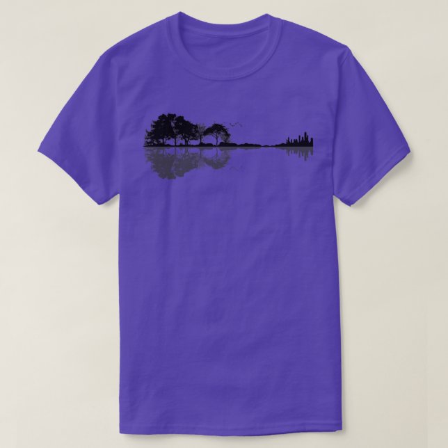T-shirt Guitare naturelle 1 (Design devant)