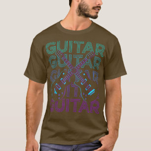 T-shirt Guitare Player Guitariste Retro 1402