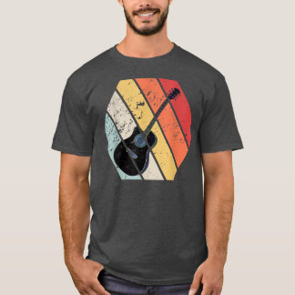 T-shirt Guitare rétro Lecteur Guitare 2676