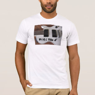 T-shirt Guitare rock avec message de musique Cool