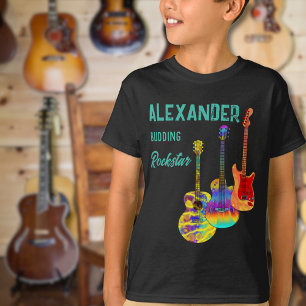 T-shirt guitare rockstar guitariste coloré