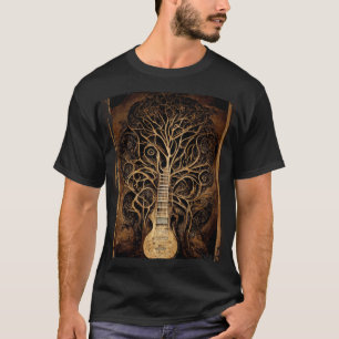 T-shirt Guitare vintage Retro Tree of Life