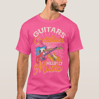 T-shirt Guitares Cadillacs Musique Hillbilly - Chansons Co