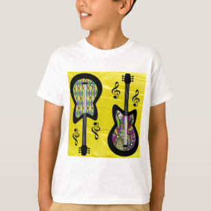 T-shirt Guitares colorées Mardi Gras