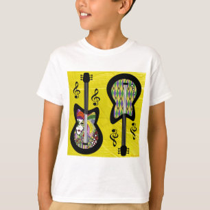 T-shirt Guitares colorées Mardi Gras