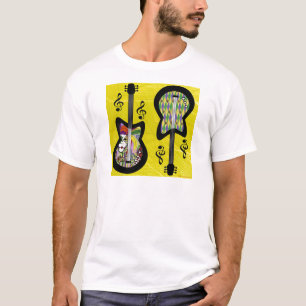 T-shirt Guitares colorées Mardi Gras