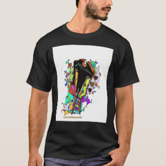 T-shirt Guitares de Marchione - Headstock vibrant par Hris