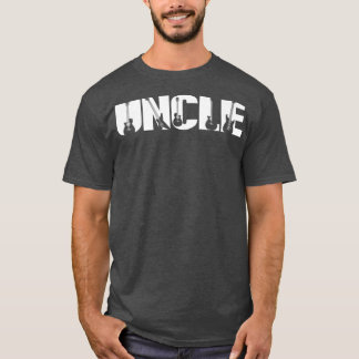 T-shirt Guitarist Uncle Funny Music Guitar Lover Fathers D