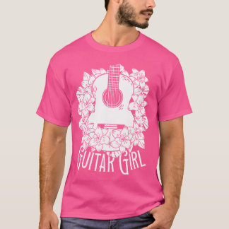 T-shirt Guitariste de Guitare acoustique - Guitare Girl