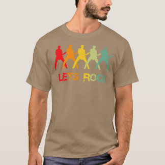 T-shirt Guitariste Fait du Rock Rock n Roll Guitare Vintag