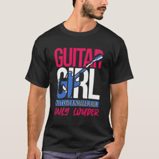 T-shirt Guitariste Femmes Filles Enfants Idée Cadeau Music