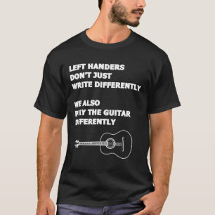 T-shirt Guitariste gaucher Lecteur de guitare gauche