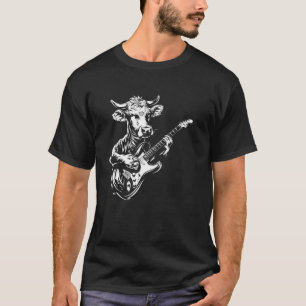 T-shirt Guitariste Guitare - Éleveur de vaches éleveur de