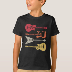 T-shirt Guitariste Guitare Lecteur Electric Musicien Cadea