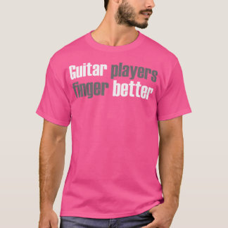T-shirt Guitariste Joueur Guitare Meilleur Doigt