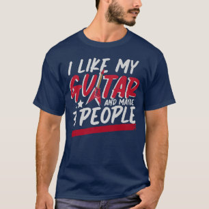 T-shirt Guitariste Music Guitar Player Musician Funny Guit