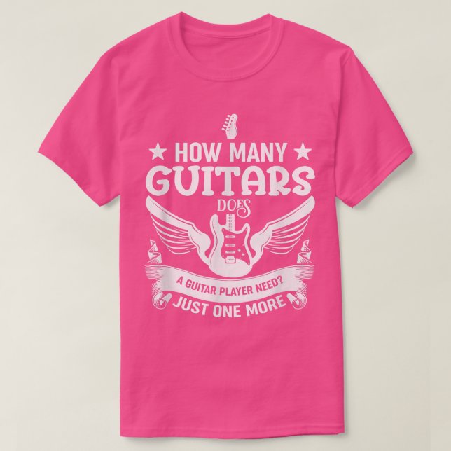 T-shirt Guitariste Musicien Guitare Guitare Joueur de guit (Design devant)