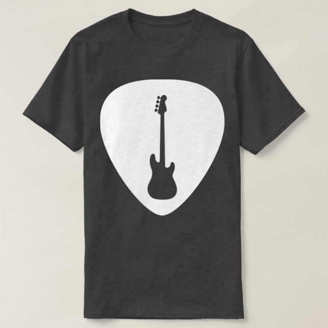 T-shirt Guitariste Onglet de guitare blanc (Design devant)