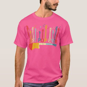 T-shirt Guitariste retro Vintage meilleur pop jamais guita