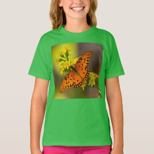 T-shirt Gulf Fritillary alias Papillon de la Passion sur l