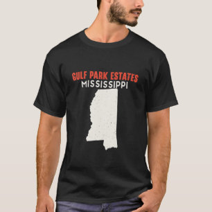 T-shirt Gulf Park Estates Mississippi USA State America Tr