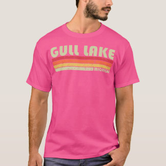 T-shirt Gull Lake Michigan Funny Fishing Camping Summer Gi