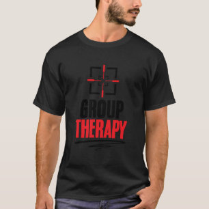 T-shirt Gun Range Group Thérapie Cible Tir Gun Lover