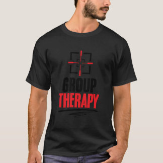 T-shirt Gun Range Group Thérapie Cible Tir Gun Lover