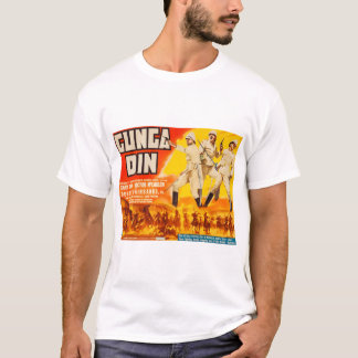 T-shirt Gunga Din T-ShirtGunga Din Poster De Film