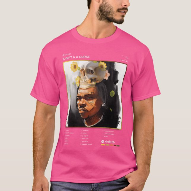 T-shirt Gunna - Un Cadeau A Cursus Tracklist Album (Devant)
