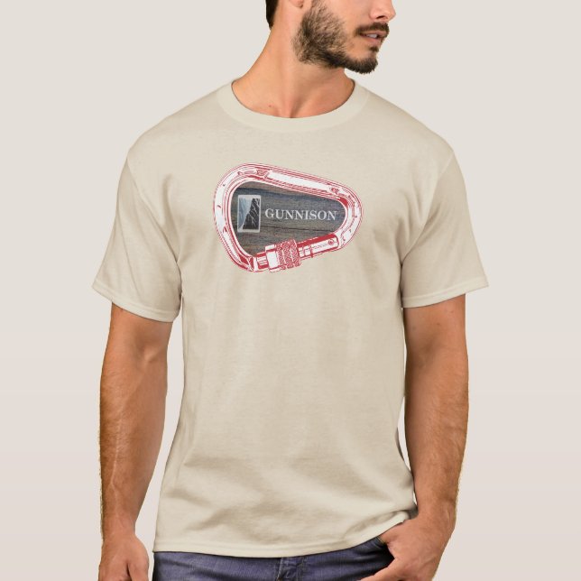 T-shirt Gunnison Escalade carabiner (Devant)