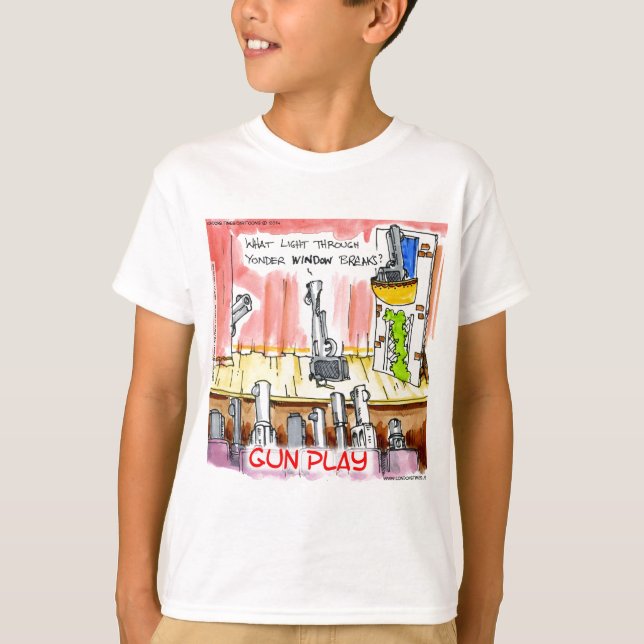 T-shirt GunPlay Drôle Cartoon (Devant)
