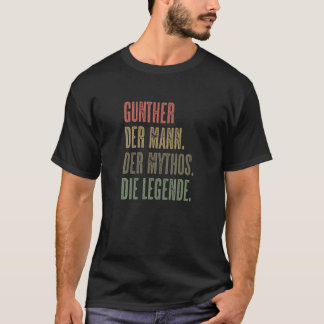 T-shirt GUNTHER - Der Mann Der Mythos Die Legende | Nom K