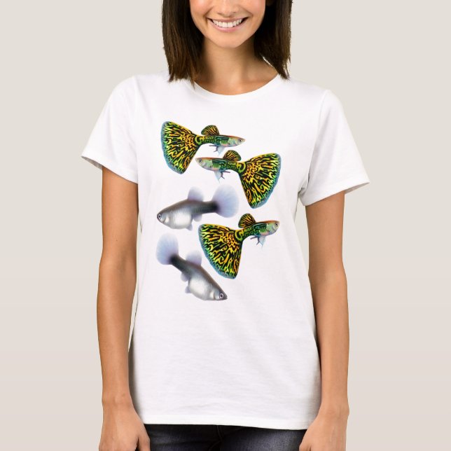 T-shirt Guppys de rose des vents (Devant)