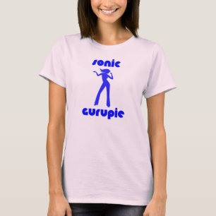 T-shirt Gurupie sonique - bleu