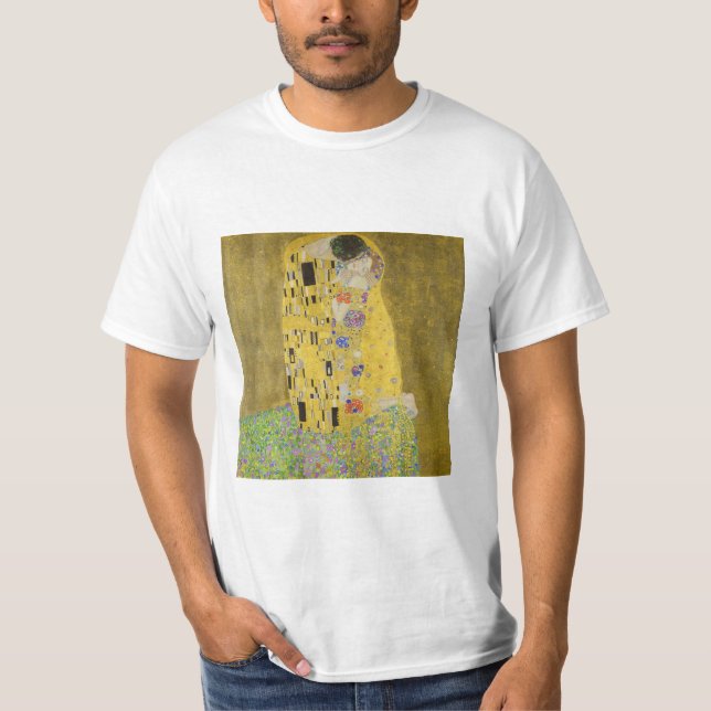 T-shirt Gustav Klimt - Le baiser (Devant)