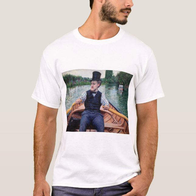 T-shirt Gustave Caillebotte - Bateau (Devant)