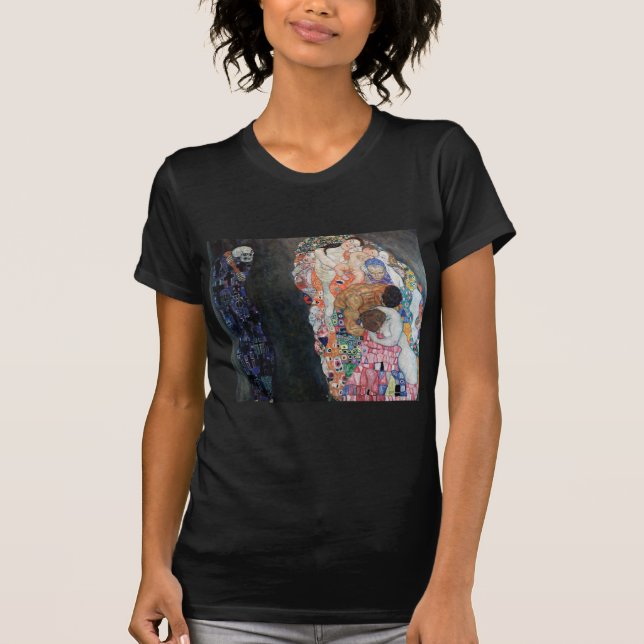T-shirt Gustave Klimt Vie et mort (Devant)
