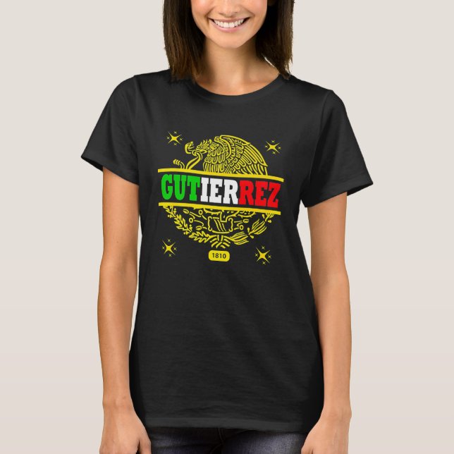 T-SHIRT GUTIERREZ MEXICO OR (Devant)